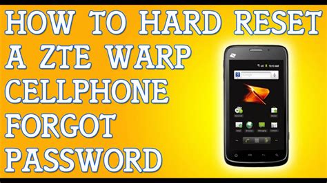 Info updated april 29, 2021. Forgot Password ZTE Warp How To Hard Reset - YouTube