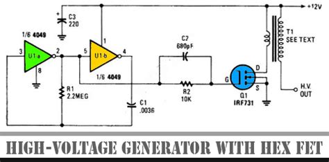 1.25 pb5 symbol designation pb4 circuit breaker. Circuit High-Voltage Generator with HEX FET | Wirings for ...