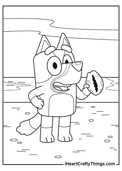 Bluey Coloring Page Printable