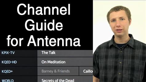 Tv Channel Guide Options For Ota Antenna Tv Youtube