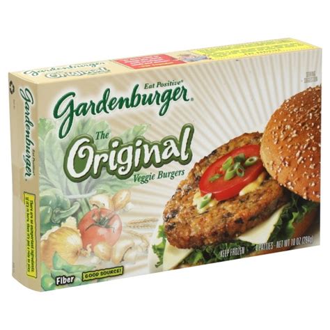 Gardenburger Veggie Burgers Original 4 Ct Frozen