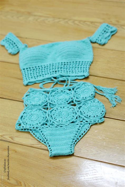 Crochet Summer Set For Beach Bikinis Crochet Bikini Crochet