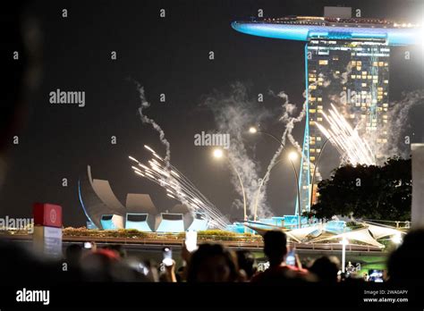 Singapore Singapore Asia December 31 2023 New Year S Eve And New