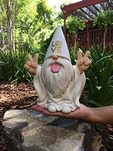 Rocker Gnome George Peace And Love This Gnome Brings Peace And
