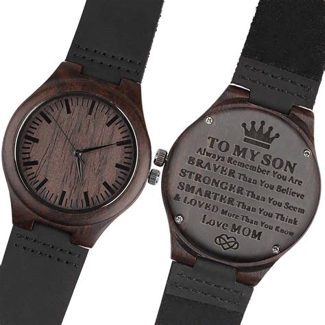 18th birthday gift girl, 18th birthday for her. Engraved Son Watches for Men Personalized Son Gifts for ...
