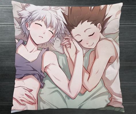 Hunter X Hunter Killua Zoldyck Gon Freecss Yaoi Bl Two Sides Pillowcase Hot Sex Picture