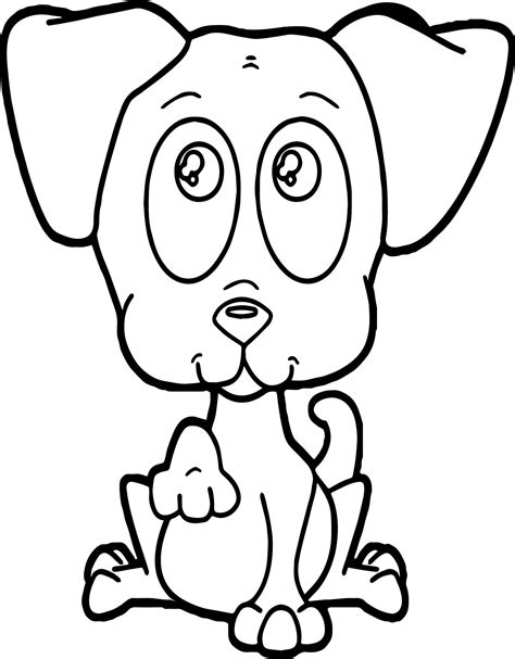 Sad Puppy Coloring Pages At Free Printable Colorings