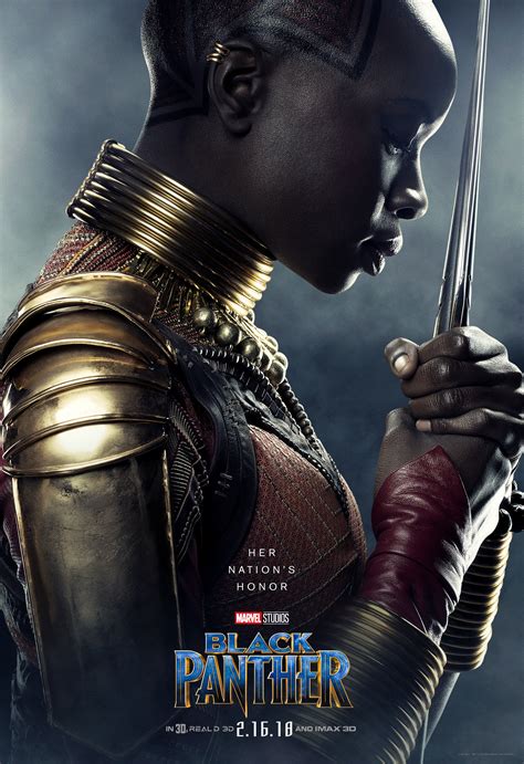 Black Panther Character Posters Spotlight The Various Heroes And