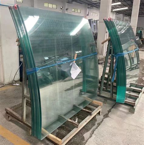Ce Certified 1752mm Curved Laminated Glass Ultra Clear Glass