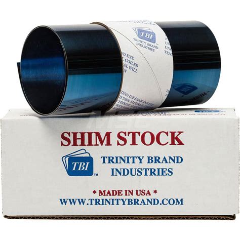 Made In Usa 50 Inch Long X 6 Inch Wide X 0004 Inch Thick Roll Shim