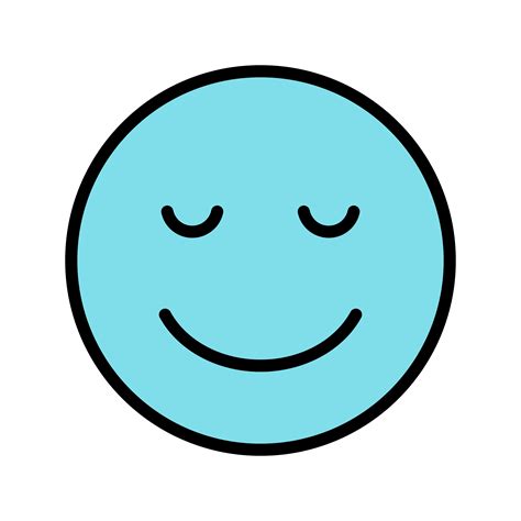Calm Emoji Vector Icon 377389 Vector Art At Vecteezy
