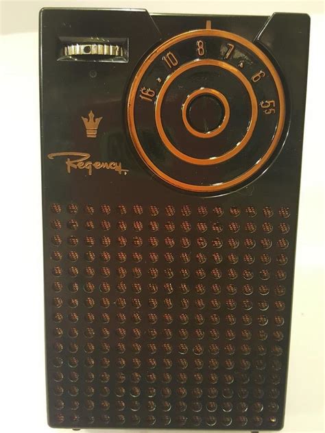 Regency Tr 1g Black 1955 Transistor Radio 1978128967