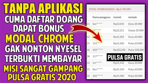 Kemudian aktifkan akun melalui tautan verifikasi yang dikirim ke email anda. Baru !! Website Penghasil Pulsa Gratis All Operator ...