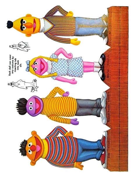 Sesame Street Paper Doll Players By Sesame Street Dover Publications