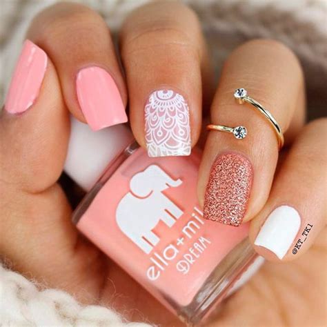 Acrylic Nails For Kids Light Pink Tips Color Short Acrylic Nails