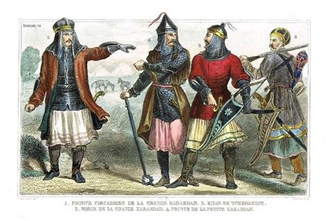 Circassians Adiga Cherkess Circassian Princes And Noblemen