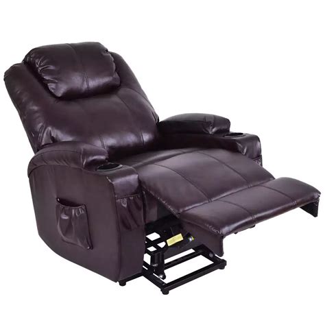 Power Recliner Elderly Lift Assist Chair Handicap Lounge Seat Leather