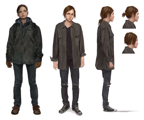 Ellie Character Design The Last Of Us Part Ii Art Gallery Concept