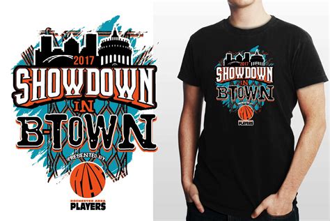 Basketball T Shirt Logo Design Showdown In Btown By Urartstudio