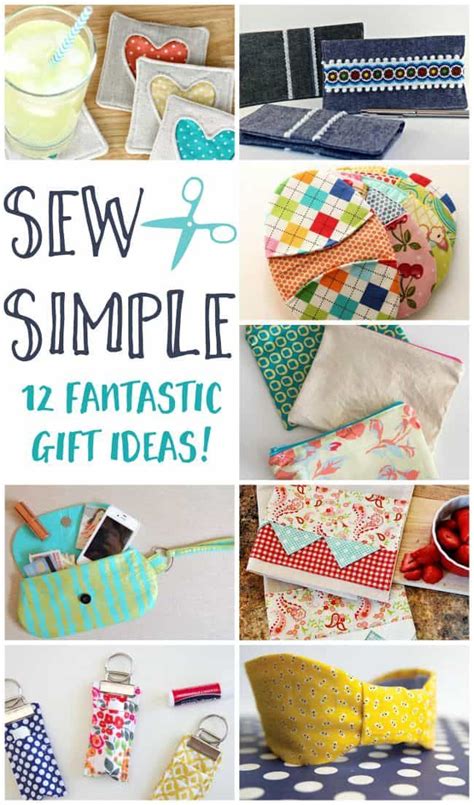 12 Fantastic Diy Sewing T Ideas Diy Sewing Ts Sewing Projects