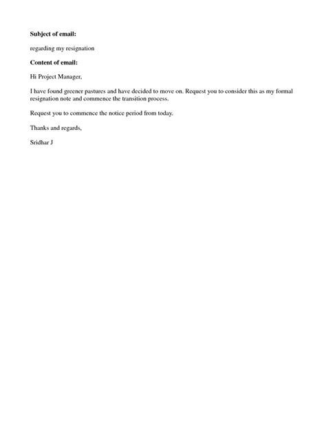 What should i write on the envelope of a resignation letter. Short Resignation Letter Template Database | Letter Template Collection