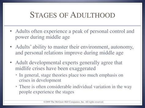 Adulthood Stage
