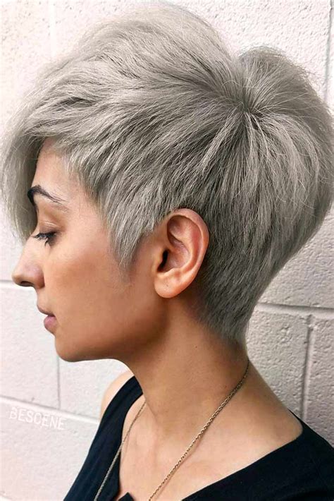 Men's undercut haircut for thick hair + long fringe. 12 Best Short Grey Hairstyles In 2021 - Relystyle