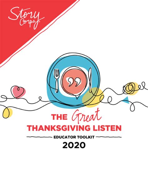 Toolkit For Educators Storycorps The Great Thanksgiving Listen Pbs Learningmedia