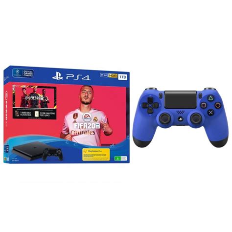 Pre Order Playstation 4 Slim 500gb Fifa 20 Bundle Dualshock 4 Blue