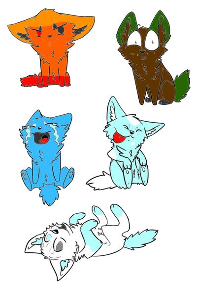 Elemental Wolf Adopts Closed By Creepenminer On Deviantart