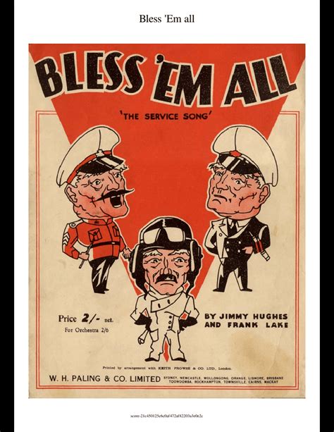 Bless Em All Sheet Music For Piano Voice Download Free In Pdf Or Midi