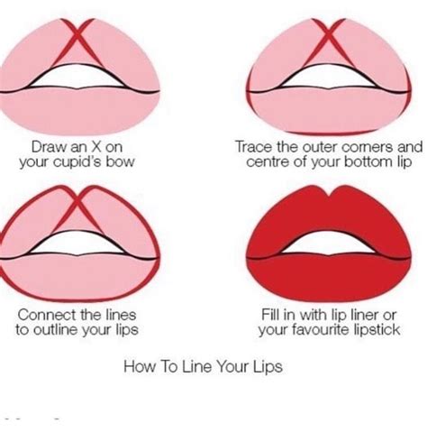 How To Line Your Lips Curo1tcyzz Fuller Lips Makeup How To Apply Lipstick How