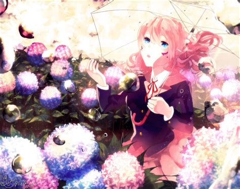 1600x1200 1600x1200 Anime Girls Umbrella Original Characters