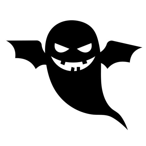 Scary Ghost Vector Halloween Silhouette By Smartstartstocker