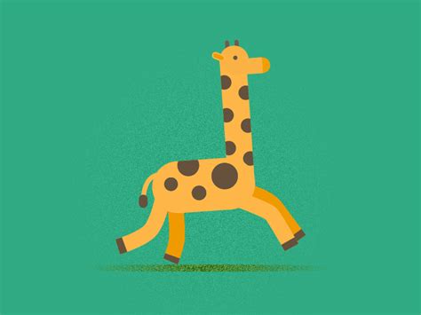 Giraffe Running Cycle By Julia On Dribbble