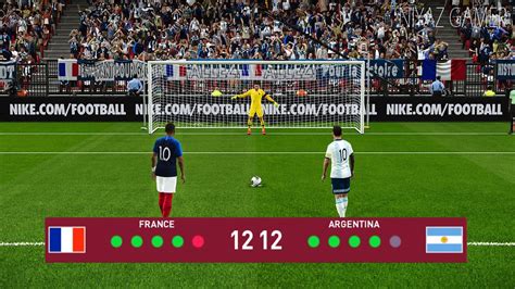 Pes 2020 France Vs Argentina Penalty Shootout Fifa World Cup 2022 Messi Vs Mbappe