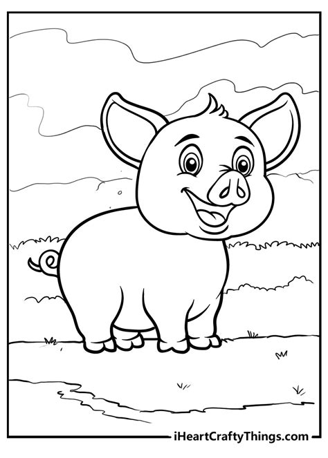 Adult Coloring Pages Pigs