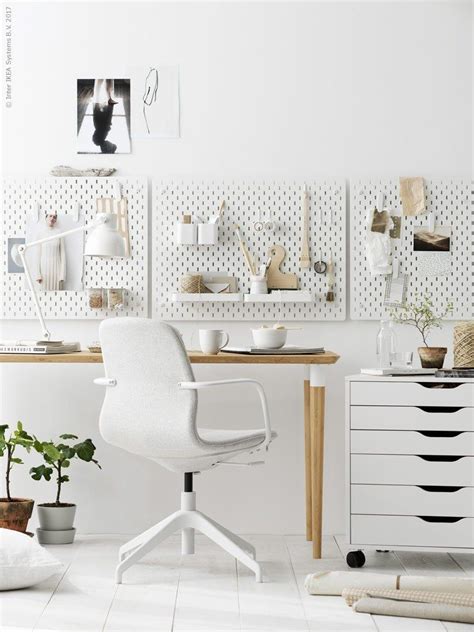 Our design team knows that as a result, proper ikea office storage is imperative for a successful space. SKÅDIS peg board - COCO LAPINE DESIGN | Home office decor ...