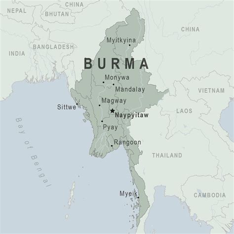 Health Information For Travelers To Burma Myanmar Clinician View