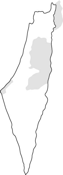 Silhouette Palestine Map Outline Palestine Map Drawing High Resolution Stock Photography And