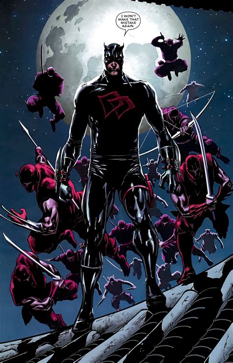 Daredevil In Shadowland 1 Art By Billy Tan Matt Banning And Christina Strain Marvel Dc Comics