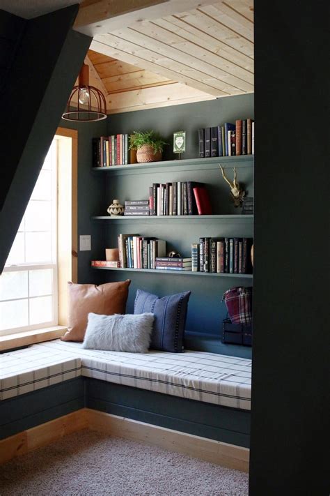 When it comes to planning a space for your newborn, the internet can be a bit of a cruel mistress. The Finished Reading Nook at the A-Frame! - FrogTape ...