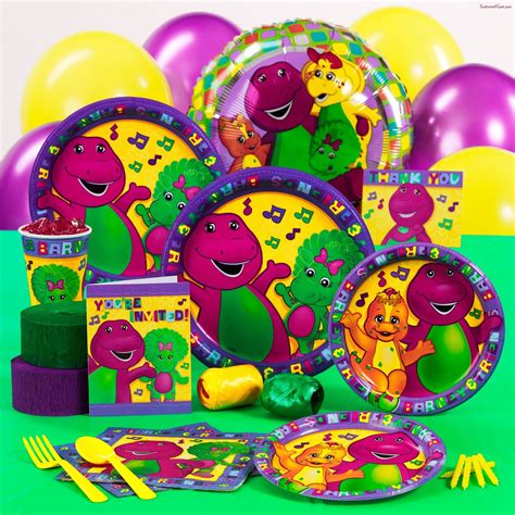 Barney Standard Party Pack For 16 Barney Birthday Party Barney
