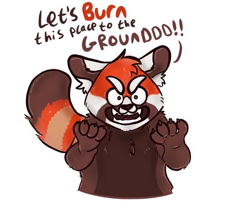 What If Abby Was A Red Panda Instead That Would Be Very Chaotic 😅 [oc] R Turningred