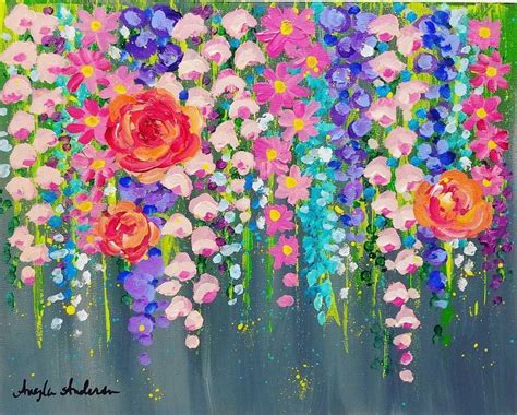 Helen Warlow On Twitter Acrylic Painting Flowers Diy Painting