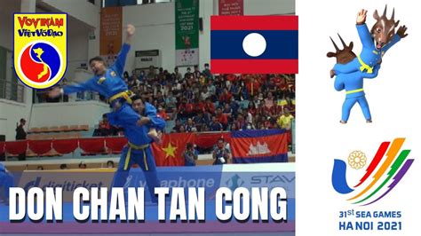Vovinam Sea Games 2022 Don Chan Tan Cong Team Laos Youtube
