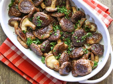 Baked Shiitake Mushrooms - Healthy Recipes Blog