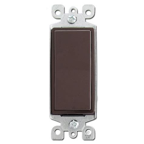 Brown 3 Way Rocker Switches 15a Kyle Switch Plates