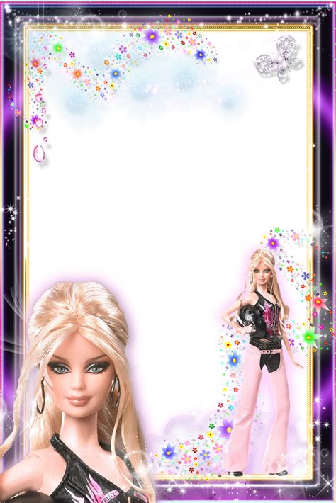 Upload, livestream, and create your own videos, all in hd. Barbie frames PNG brilhantes e floridas | Imagens para photoshop
