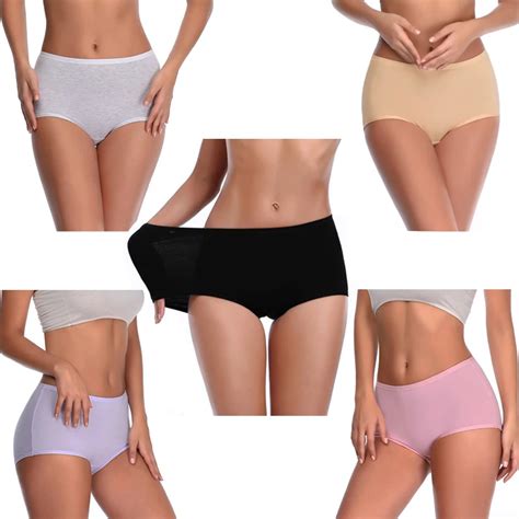 Womens Cotton Underwear Summer Sexy Seamless Women Briefs Comfortable Breathable Panties Plus